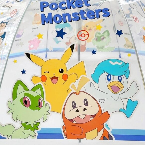 Pokemon Transparent Stick Umbrella. Stylish and Cute. Best Gift. - Picture 6 of 11